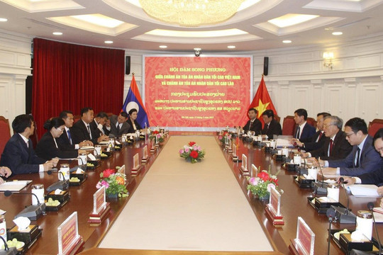 TANDTC Việt Nam - Lào: Đẩy mạnh hợp tác toàn diện trên các lĩnh vực