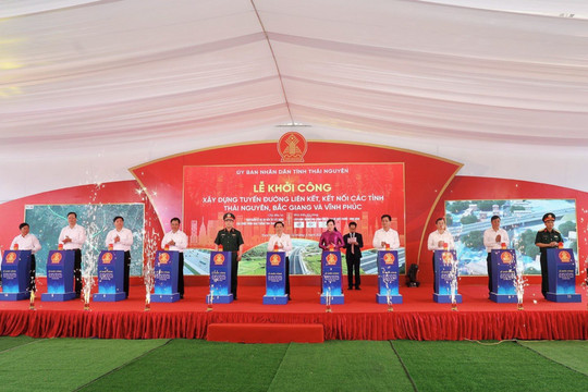 Thái Nguyên khởi công tuyến đường 3.800 tỷ kết nối giao thông liên kết vùng