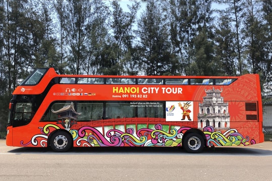 Miễn phí vé trải nghiệm dịch vụ xe buýt 2 tầng “Hanoi City Tour” cho đại biểu dự SEA Games 31