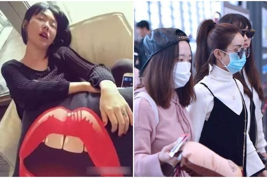 Những tư thế ngủ 'bá đạo' của sao Cbiz: Triệu Lệ Dĩnh có kỹ năng ngủ gật tuyệt vời, Đồng Lệ Á khiến khán giả ghen tị