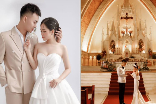 Trọn bộ ảnh cưới của bạn gái cũ Quang Hải - 'cô chủ tiệm nail' Huyền My và diễn viên Anh Tú