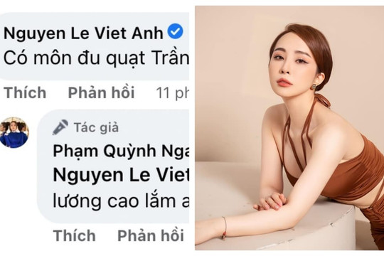 Quỳnh Nga khoe eo thon 55cm 'đánh bại' Ngọc Trinh cùng bí quyết siêu xịn, Việt Anh lại bình luận trêu chọc siêu lầy