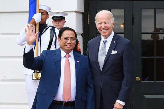Thủ tướng Phạm Minh Chính gặp Tổng thống Hoa Kỳ và dự tiệc chiêu đãi tại Nhà Trắng