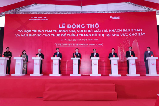 Hải Phòng: Động thổ Dự án Tổ hợp TTTM, vui chơi giải trí, khách sạn 5 sao hơn 6.000 tỷ
