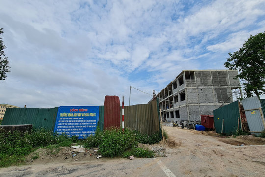 Phường Vạn An (TP. Bắc Ninh): Nhà thầu sử dụng nước bẩn để thi công xây dựng trường mầm non