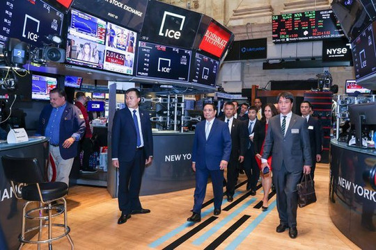 Thủ tướng đề nghị NYSE hỗ trợ để thúc đẩy thị trường chứng khoán Việt Nam