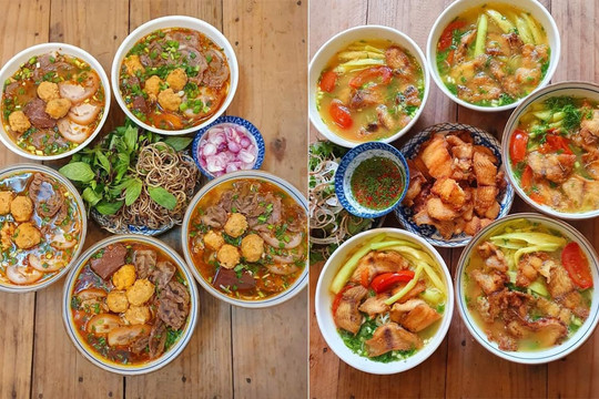 Trời oi nóng, chán cơm thèm phở, bún: 15 gợi ý các món ngon bạn có thể tham khảo