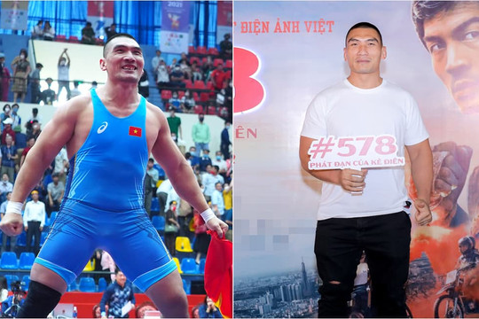 Đô vật vừa đoạt HCV SEA Games 31 - Hà Văn Hiếu gây sốt khi bất ngờ xuất hiện trong phim điện ảnh