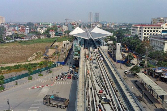 Đường sắt đô thị Nhổn - ga Hà Nội sẽ hoàn thành vào năm 2029