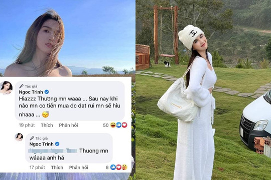 Ngọc Trinh tiếp tục khiêu khích khi bị tố mua đất 'ảo': 'Sau này mọi người có tiền mua được đất sẽ hiểu nha, thương mọi người quá'
