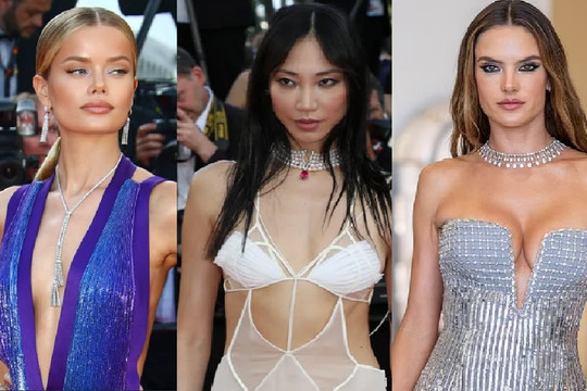 Thảm đỏ LHP Cannes 2022 ngày 4: Loạt chân dài diện mốt 'quên' nội y thu hút mọi ánh nhìn