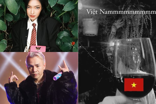 Ăn mừng chiến thắng của đội tuyển Việt Nam, Châu Bùi 'một công đôi việc' công khai luôn chuyện hẹn hò Binz