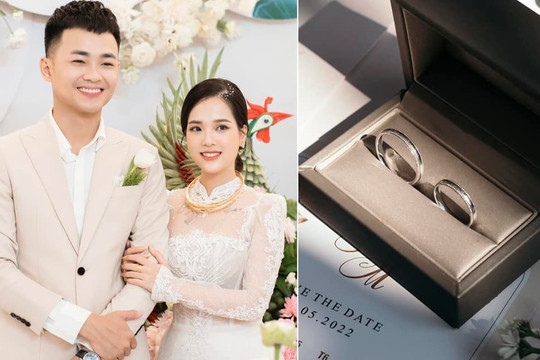 Diễn viên Anh Tú có chia sẻ đầu tiên sau đám cưới với 'cô chủ tiệm nail' Huyền My, khoe cận nhẫn cưới tinh tế