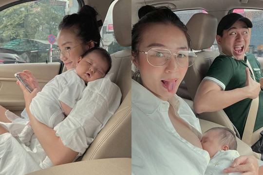 Salim cùng chồng thiếu gia đưa con gái cưng gần 2 tháng đi dạo phố, dân tình nhìn ảnh cuối phải bật cười vì quá 'lầy lội'