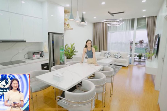 Hé lộ không gian bên trong căn hộ tiền tỷ của MC 'Đường lên đỉnh Olympia' Khánh Vy