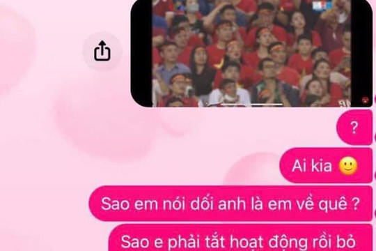 Xem trận Chung kết bóng đá nam SEA Games 31, chàng trai cay đắng nhận ra bị người yêu 'cắm sừng'