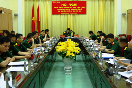 Sơ kết phong trào thi đua xứng danh Bộ đội cụ Hồ giai đoạn 2019 - 2022