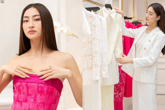 Hoa hậu Lương Thùy Linh để mặt mộc đi thử đồ, diện váy cúp ngực khoe vóc dáng chuẩn chỉnh nhìn thôi đã đủ mê mẩn