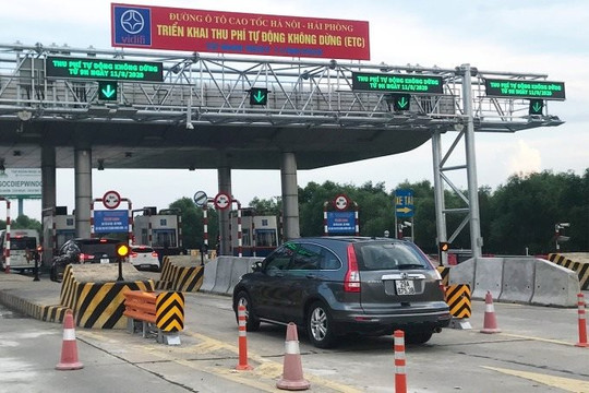Xem xét xả trạm nếu không hoàn thành lắp đặt hệ thống thu phí điện tử không dừng