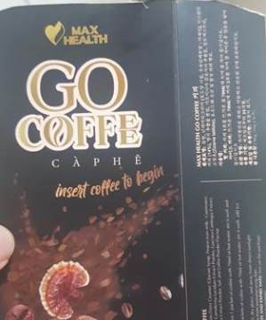 Phát hiện chất cấm trong sản phẩm Max health go coffee cà phê Insert Coffee to begin