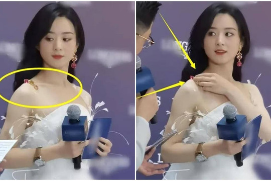 Triệu Lệ Dĩnh bị rơi bông tai trước ống kính, phản ứng thông minh của cô khiến ai nấy phải khen ngợi