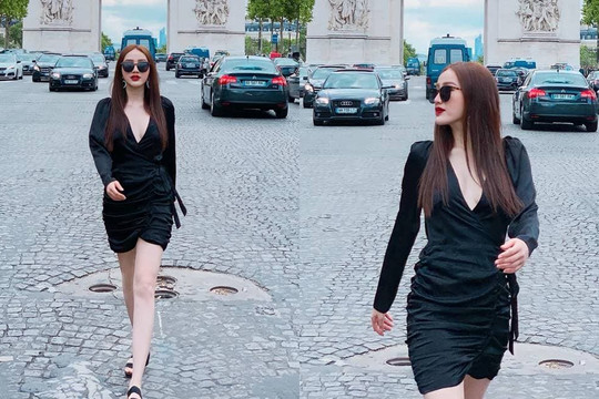 'Trốn con' Bảo Thy khoe loạt ảnh thả dáng tại Pháp, nhìn body mẹ bỉm sữa mà 'mê mệt'