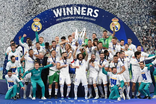 Real Madrid lần thứ 14 vô địch Champions League