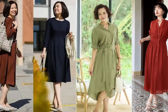 Phụ nữ 50 tuổi nên ngừng mặc váy hoa rối mắt! Mùa hè hãy mặc 4 loại váy này, tăng khí chất và giảm tuổi tác