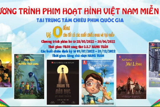 Hà Nội chiếu miễn phí phim hoạt hình Việt Namđến hết năm 2022