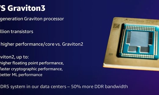 Amazon ra mắt CPU ARM mạnh nhất từ trước đến nay