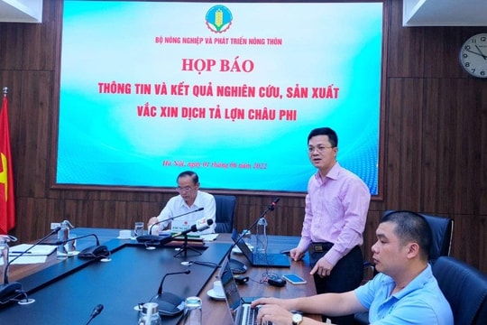 Việt Nam sản xuất thành công vaccine dịch tả lợn châu Phi