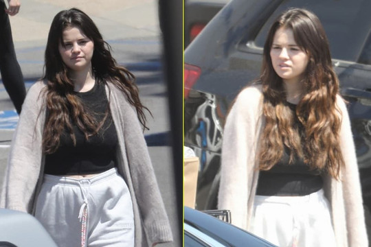 'Nữ hoàng Instagram thất thủ' Selena Gomez để mặt mộc nhợt nhạt xuống phố