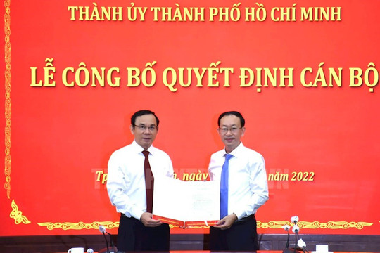 Đồng chí Nguyễn Quốc Thái giữ chức Bí thư Quận ủy Quận 4