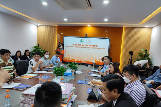 Kim Oanh Group gặp mặt khách hàng cùng nhau đề xuất tháo gỡ cho Dự án Mega City 2