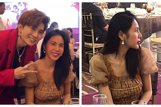 Ca sĩ Thủy Tiên hiếm hoi xuất hiện trong tiệc sinh nhật Chi Dân, nhan sắc qua ống kính camera thường đẹp không góc chết