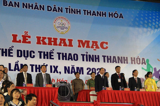 Thanh Hoá tổ chức Đại hội TDTT lần thứ IX năm 2022