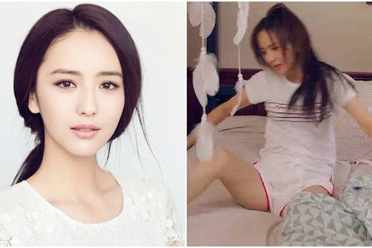 Đồng Lệ Á quên mất chiếc quần 3 phân đang mặc mà vô tư vén chăn khiến cư dân mạng thảng thốt