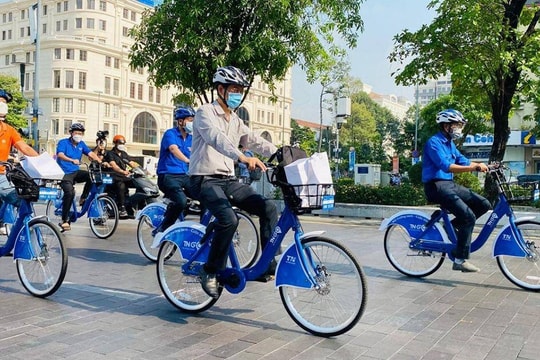 Quận Đống Đa đề nghị bổ sung 12 trạm xe đạp công cộng 