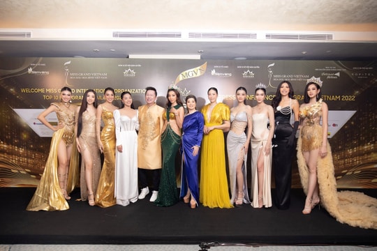 Áo dài Việt Nam xuất hiện lộng lẫy tại Miss Grand Vietnam 2022