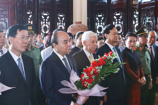Chủ tịch nước dự Lễ kỷ niệm 110 năm ngày sinh cố Chủ tịch Hội đồng Bộ trưởng Phạm Hùng