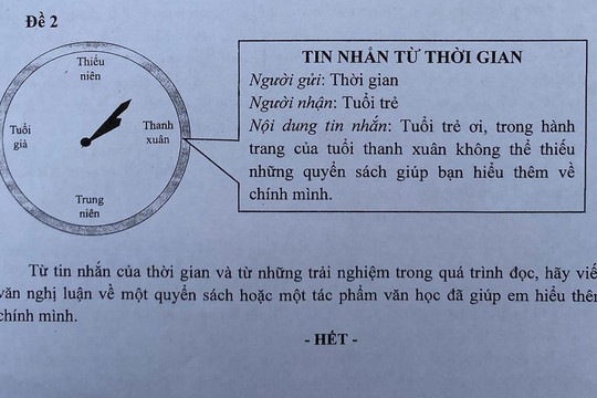 Đề môn Ngữ Văn thi vào lớp 10 công lập ở TP HCM