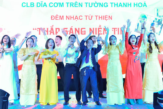 CLB "Dĩa cơm trên tường Thanh Hoá" tổ chức đêm nhạc từ thiện giúp đỡ bệnh nhân khó khăn