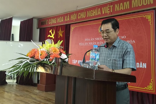 TAND tỉnh Thanh Hóa tập huấn nghiệp vụ Hội thẩm nhân dân năm 2022