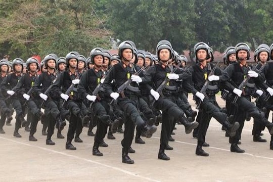 Quốc hội chính thức thông qua Luật Cảnh sát cơ động