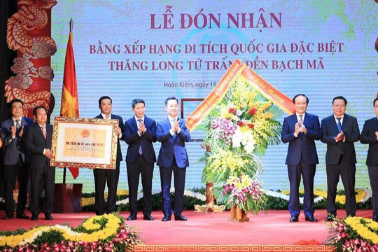 Thăng Long tứ trấn - Đền Bạch Mã được công nhận di tích quốc gia đặc biệt