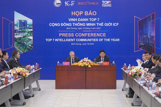 Bình Dương: Vinh danh Top 7 Cộng đồng thông minh thế giới năm 2022