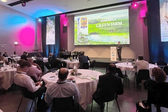 Mô hình phát triển bền vững "Vinamilk Green Farm" được chia sẻ tại Hội nghị sữa toàn cầu