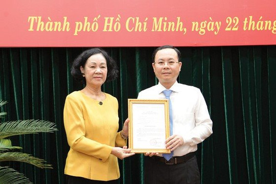 Bộ Chính trị chuẩn y Bí thư Thành ủy Thủ Đức giữ chức Phó Bí thư Thành ủy TP.HCM