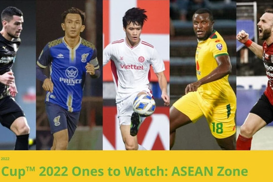 Tiền vệ Hoàng Đức được Liên đoàn Bóng đá Châu Á (AFC) ca ngợi là ngôi sao hàng đầu Đông Nam Á