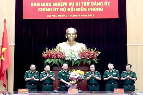 Thiếu tướng Nguyễn Anh Tuấn nhận nhiệm vụ Chính ủy Bộ đội Biên phòng